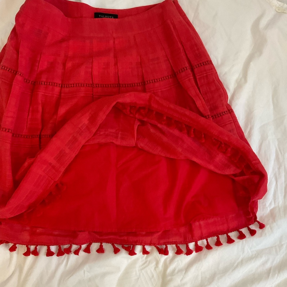 Talbots Coral Lined skirt - Picture 3 of 5